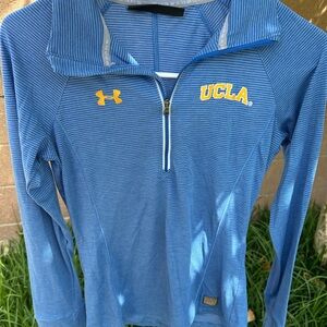Under Armour Blue and Gold UCLA Quarter-Zip Pullover